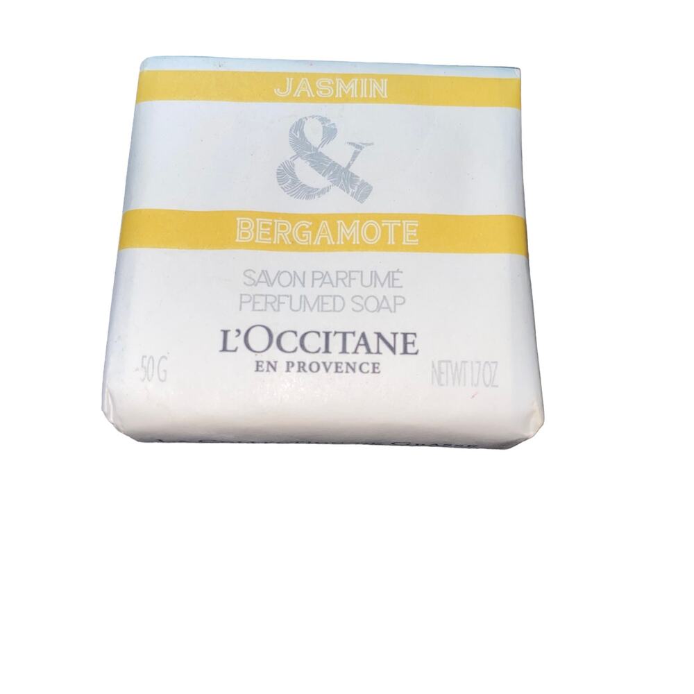 L'Occitane Jasmin & Bergamote Hand Bar Perfumed Soap 50g 1.7oz New